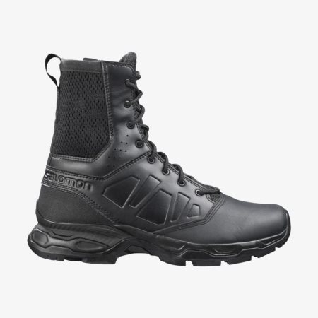 Salomon URBAN JUNGLE ULTRA SIDE ZIP Svart Støvler Dame [NO 1-ZCE]